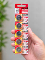 Vỉ 5 viên pin Maxell Cmos CR2032H /CR 2032H / 2032 Lithium 3V - Made In Japan