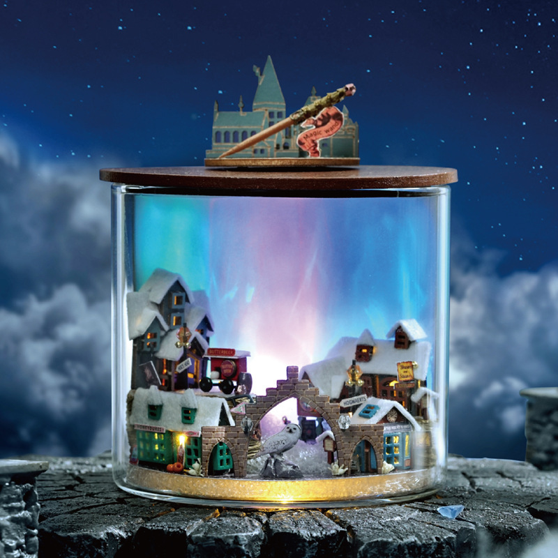 Mô hình nhà búp bê CUTEROOM diy Doll House Miniature Magic House Harry Potter