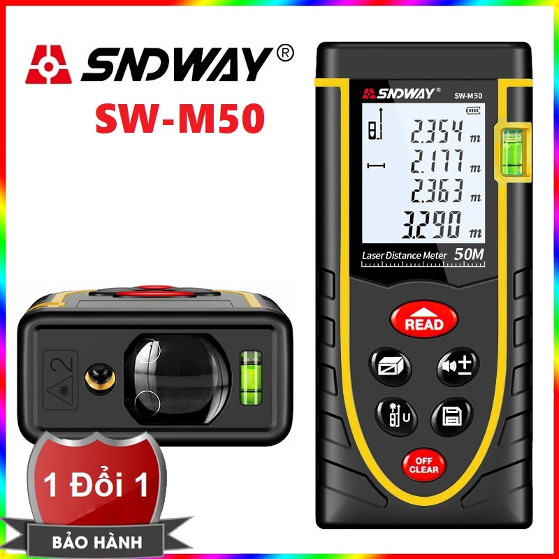 SNDWAY SW-50 - Máy đo khoảng cách laser đa năng, chính xác