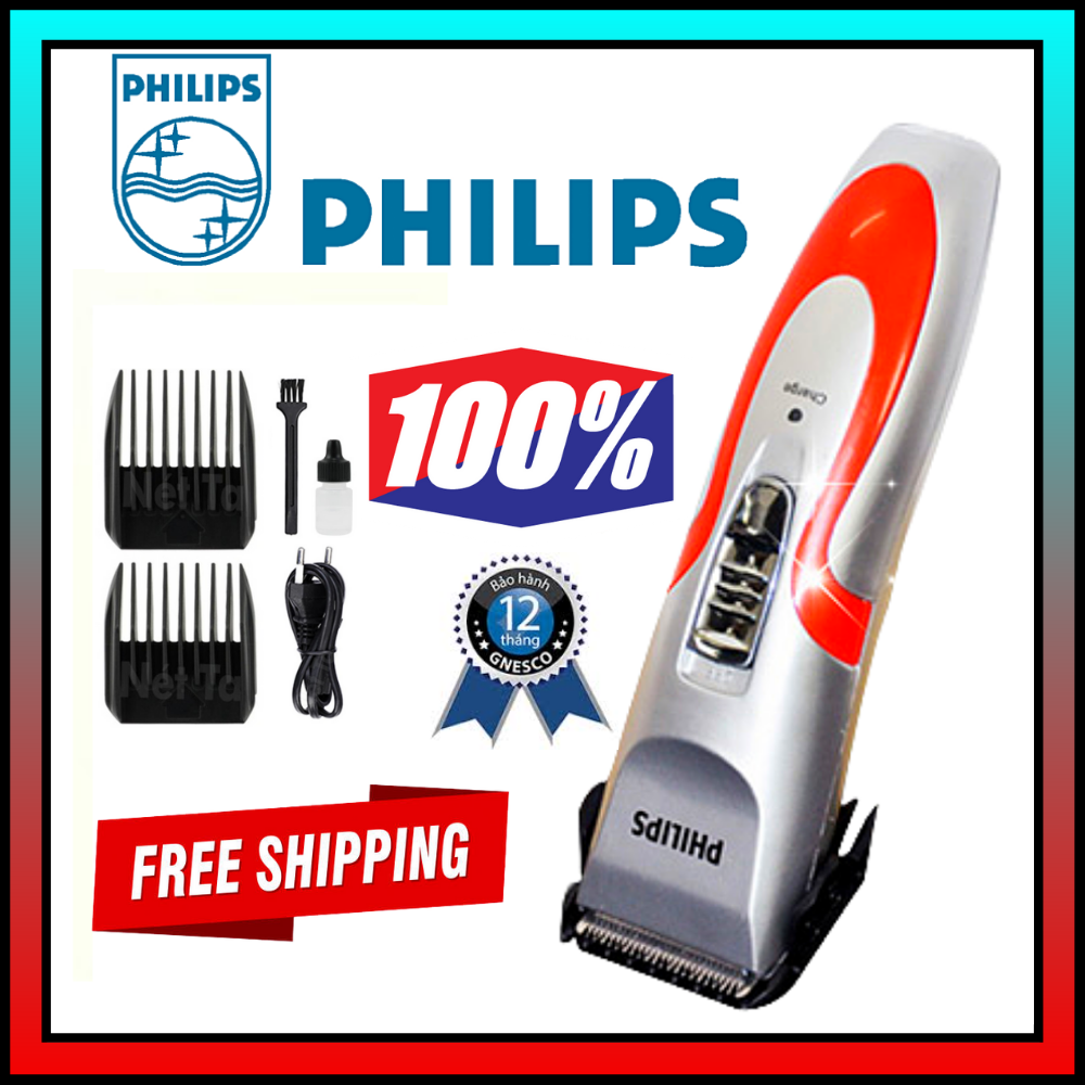 Tông đơ Philip pin sạc – full box( hàng thương hiệu bỏ chữ philip ảnh đăng trơn ko có chữ philip)