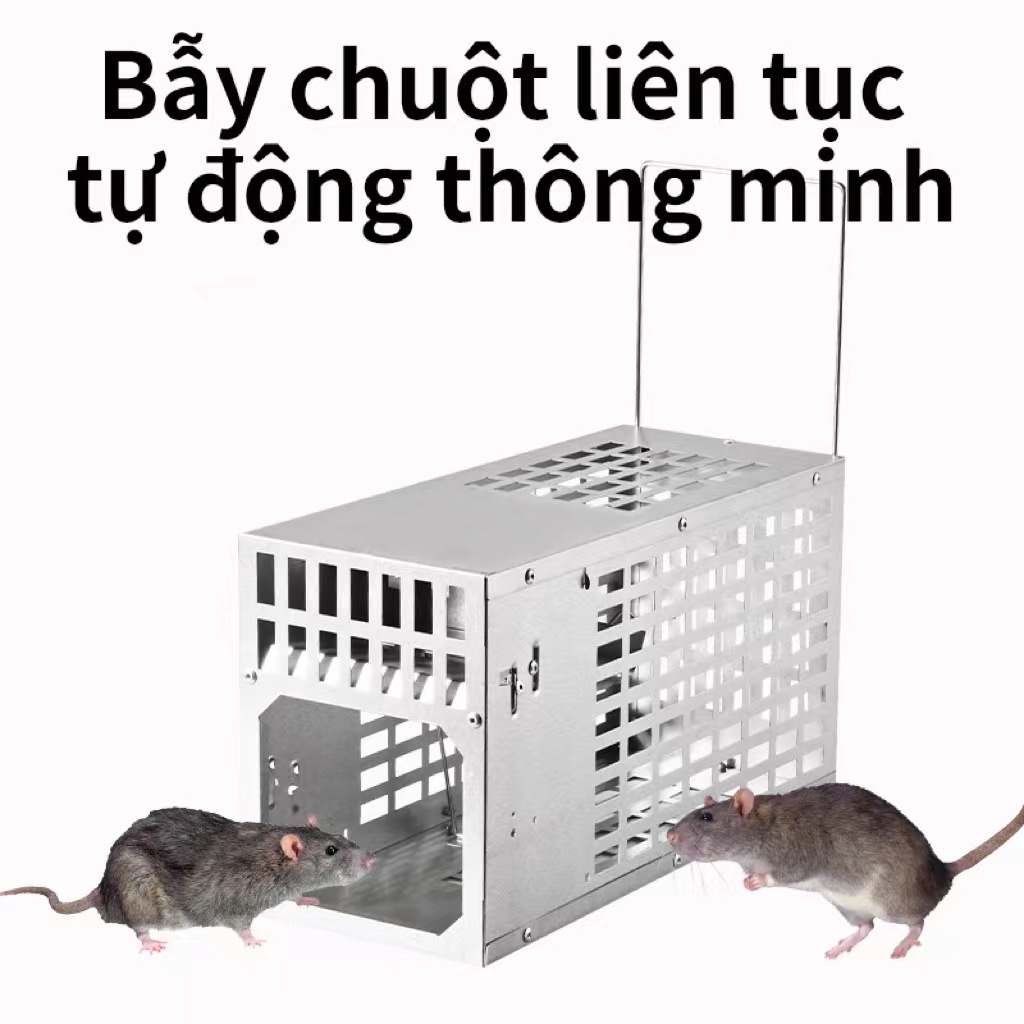 🔥🔥🔥【bán sỉ】Bẫy chuột hai cửa liên tục bẫy chuột thông minh Bẫy Chuột  Bắt Chuột- Dễ sử dụng - Hiệu quả Cao - Nhạy cảm