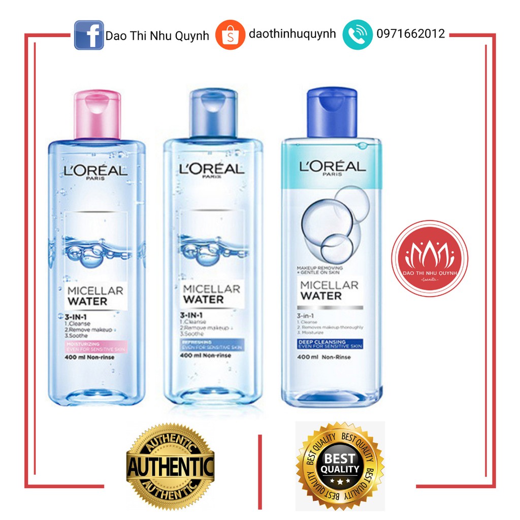 Nước Tẩy Trang Loreal Micellar Loreal | Màu Hồng Chất Lượng Sản Phẩm Đảm Bảo An Toàn Và Cam Kết Hàng Đúng Như Mô Tả