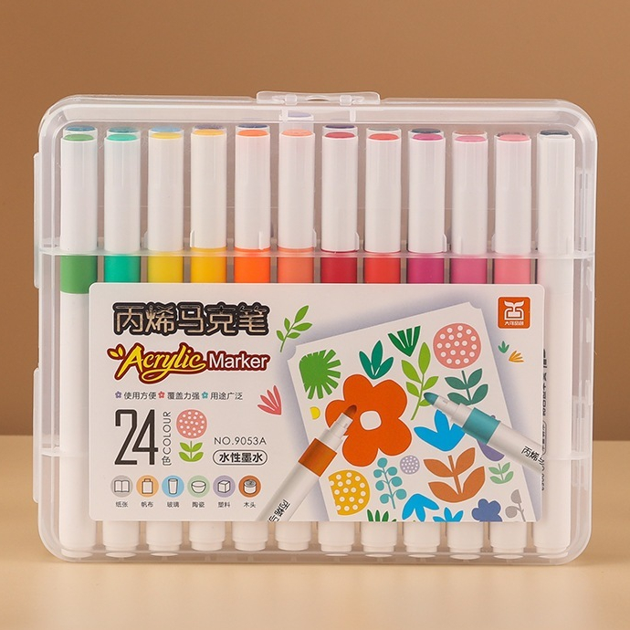 Bút Màu Acrylic Màu Marker Màu Acrylic Bút Lông Màu Bút Màu Acrylic Marker 12 24 36 48 60 80 120 Màu