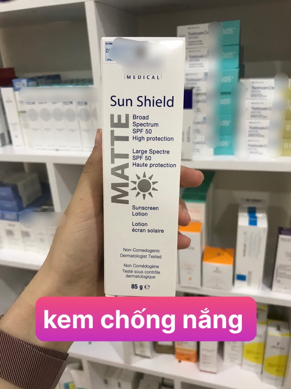 Kem Chống Nắng Sun Shield 50+ ( 85G) - Nhập Khẩu