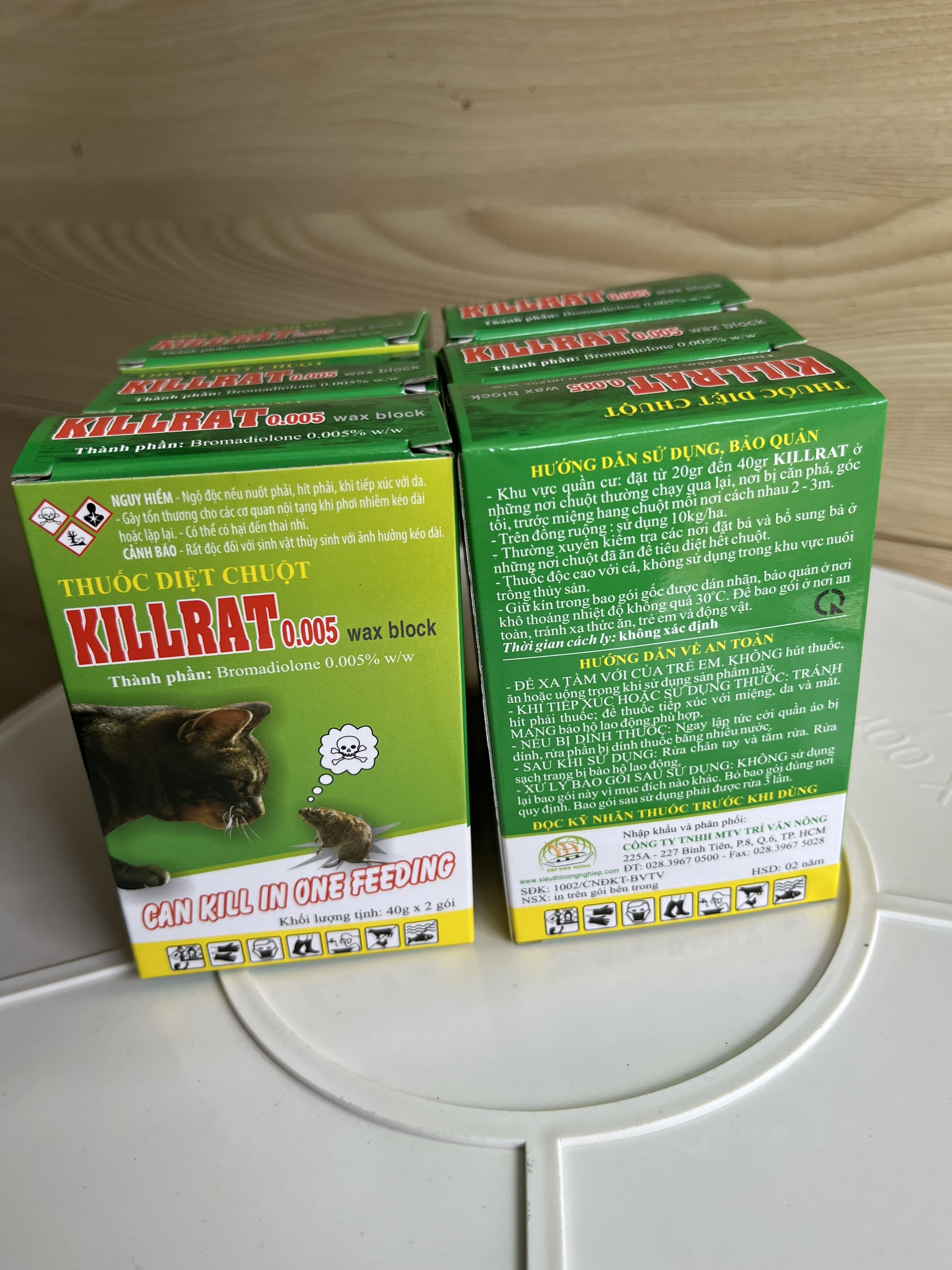 Thuốc Diệt Chuột KILLRAT  Thuốc Trừ Chuột Chống Đông Máu Thế Hệ Mới