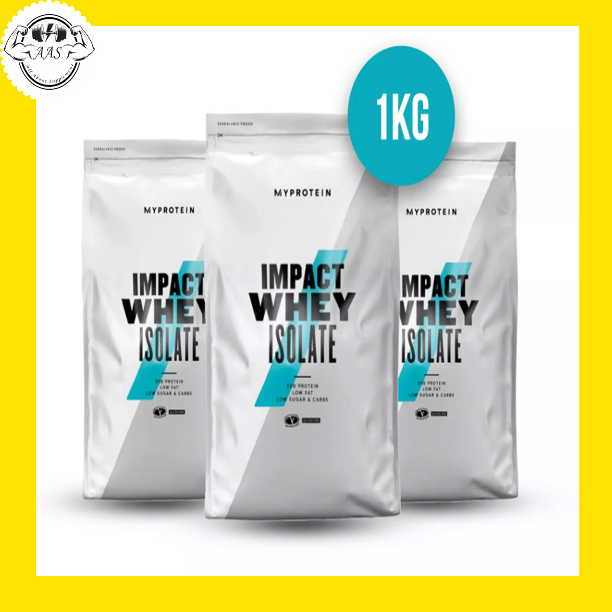 [HCM]WHEY PROTEIN – MYPROTEIN – IMPACT WHEY ISOLATE – 2.2lbs – Bổ sung protein tăng cơ giảm mỡ – Từ Châu Âu