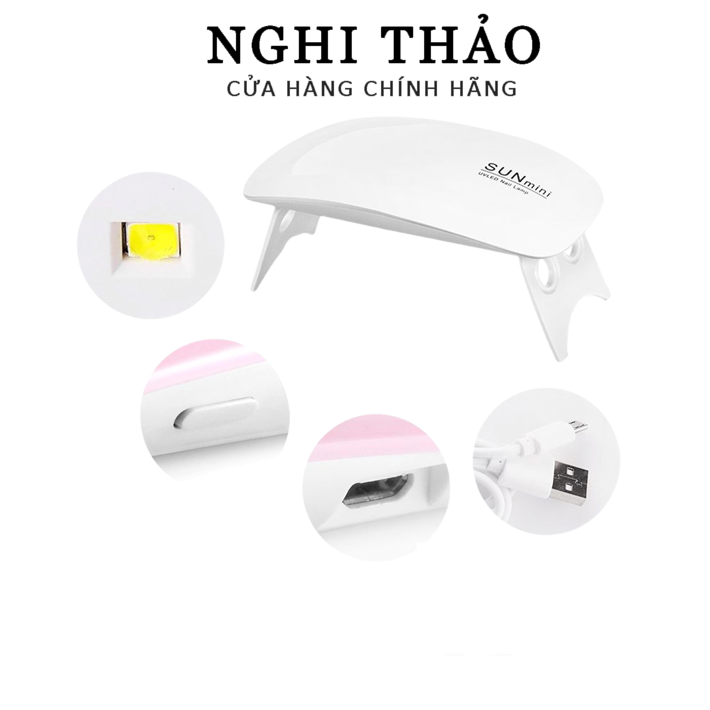 Máy hơ gel mini  hơ móng tay mini