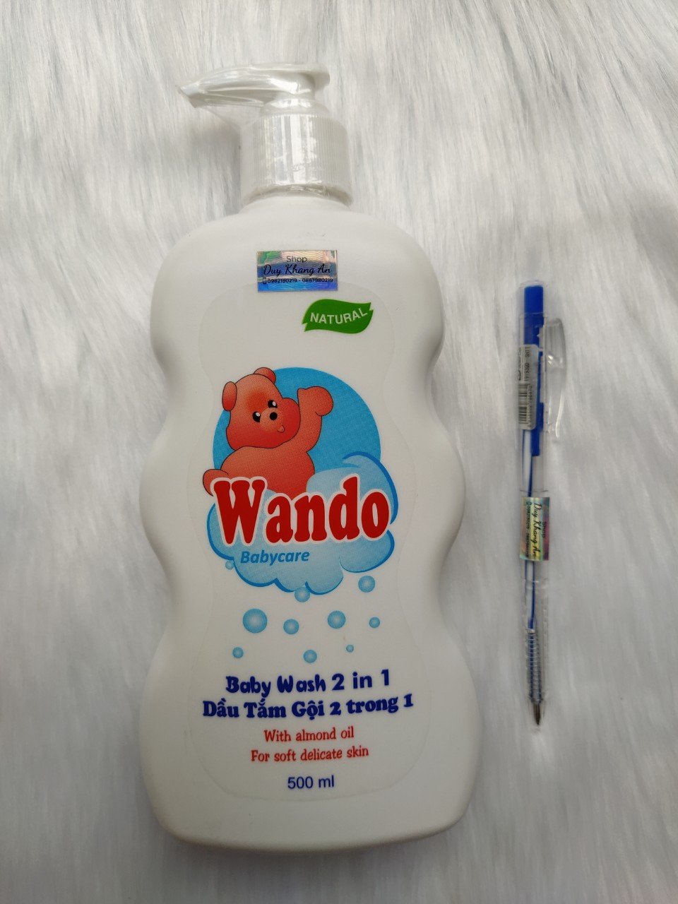 [Hcm]Tắm Gội 2 Trong 1 Wando 500Ml