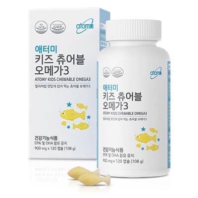 [Hcm]Dầu Cá Cho Trẻ Em Atomy Kids Chewable Omerga 3