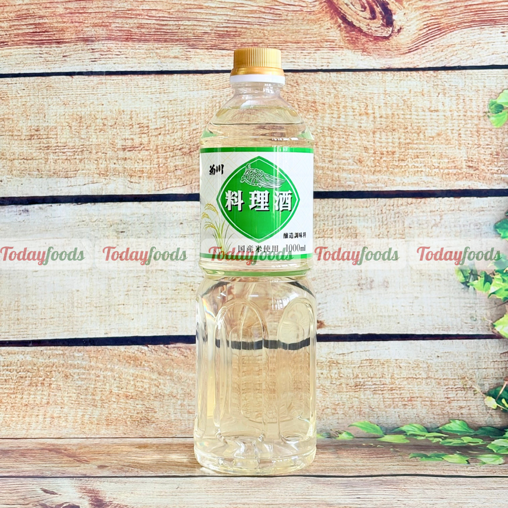 Sốt Sake Nấu Ăn Kikugawa 1 Lít | Hàng Nội Địa Nhật - Cooking sake / Ryorishu