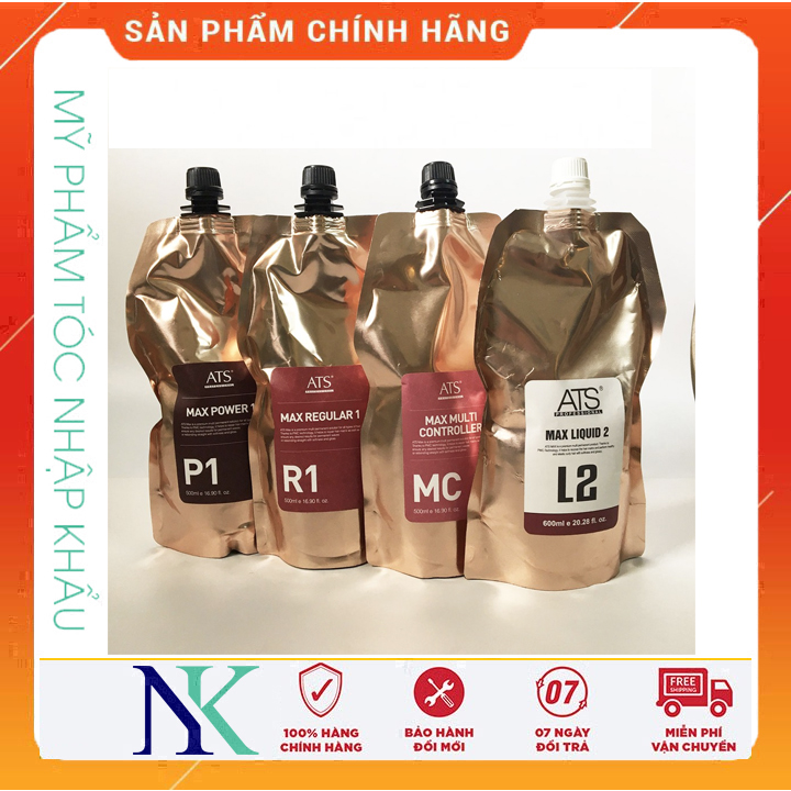 [Hcm]Thuốc Uốn Nóng Cao Cấp Ats Max 500Ml