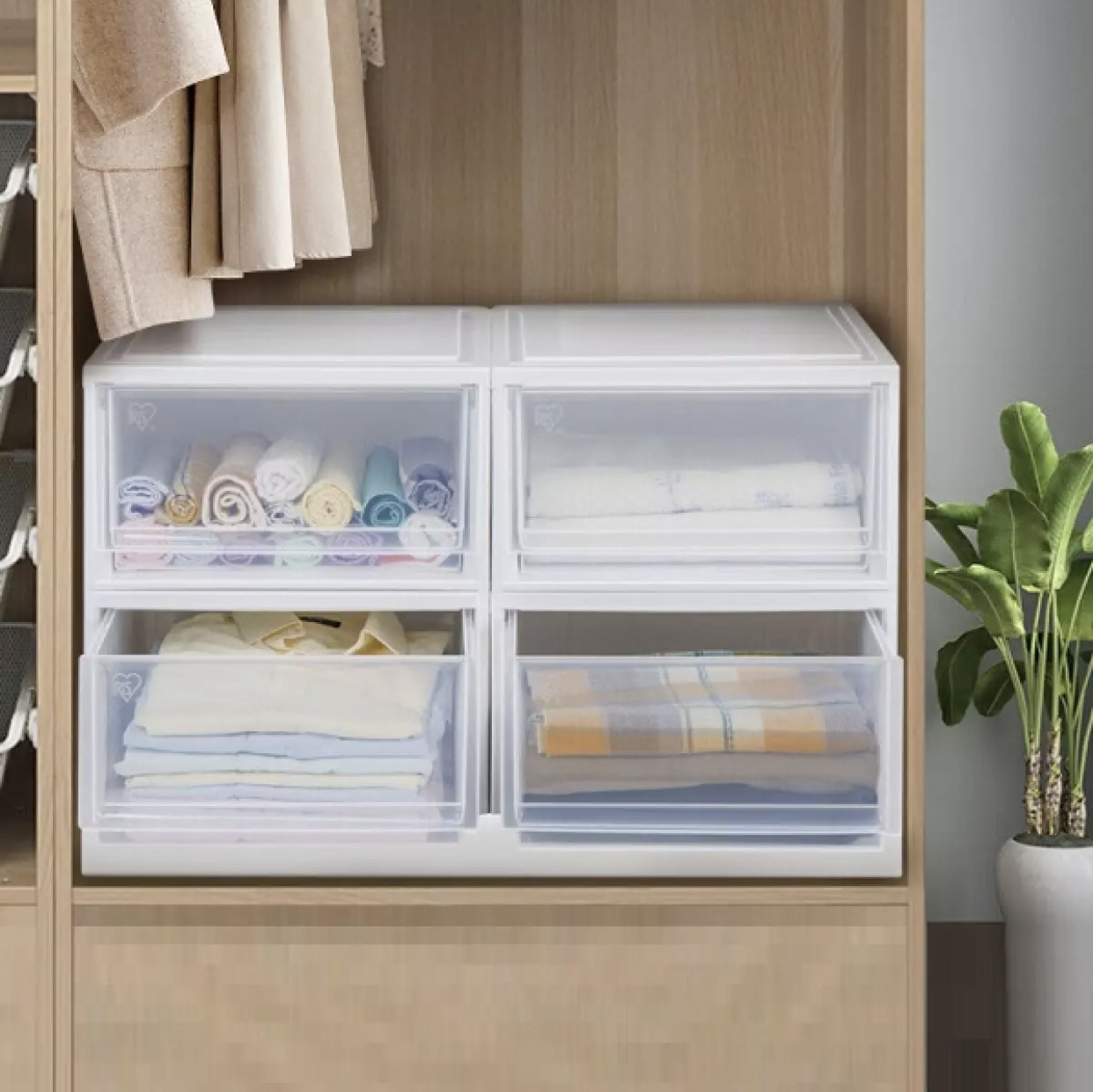 Hộp ngăn kéo đựng đồ đa năng cao cấp Homestar nhiều size (Hộp Lẻ)
