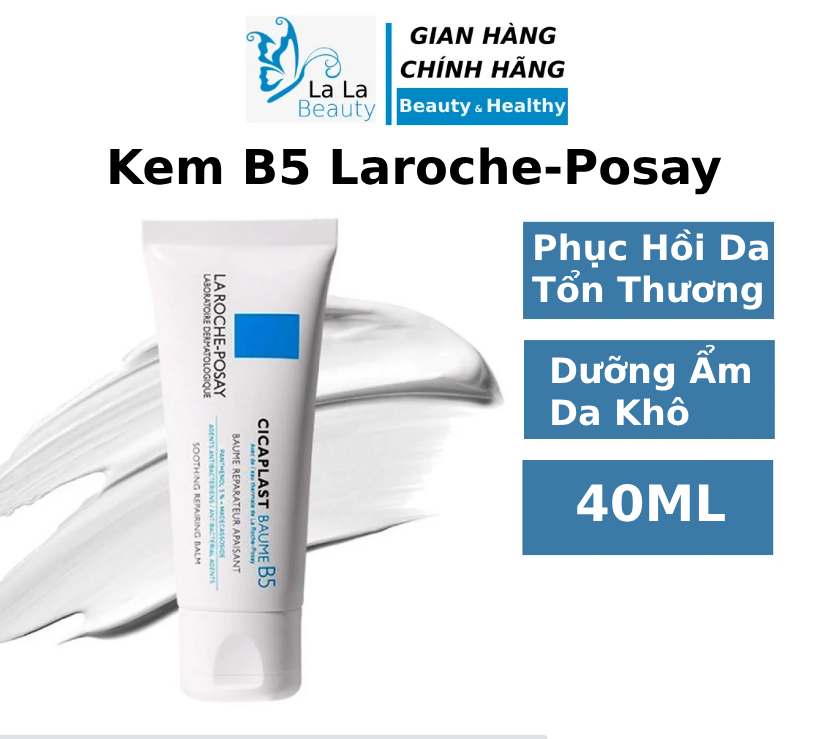 Kem dưỡng da phục hồi đa công dụng và dưỡng ẩm La Roche-Posay Cicaplast Baume B5 40ml La La Cosmetic