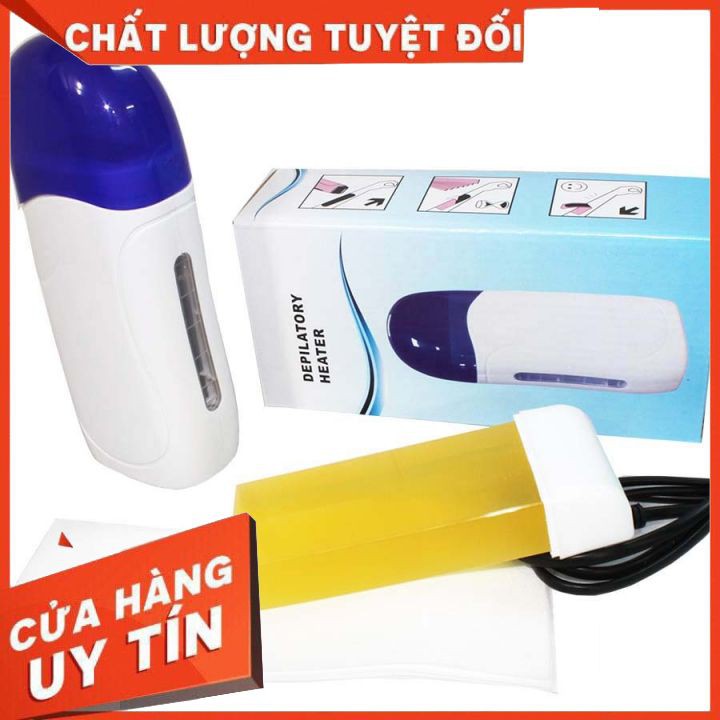 [Hcm](Tặng Kèm Sáp Và Miếng Dán) Máy Wax Lông Nóng Máy Wax Lông Sử Dụng Điện Êm Cách Điện An Toàn - Sáp Mật Ong