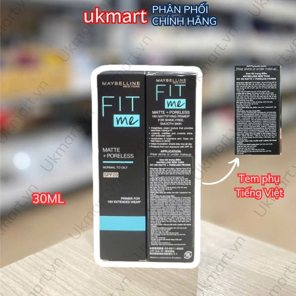 Kem Lót Mịn Da Che Khuyết Điểm Maybelline New York Baby Skin Pore Eraser Primer 22ml