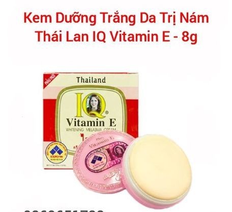 Kem dưỡng da trắng da IQ Vitamin E 8g