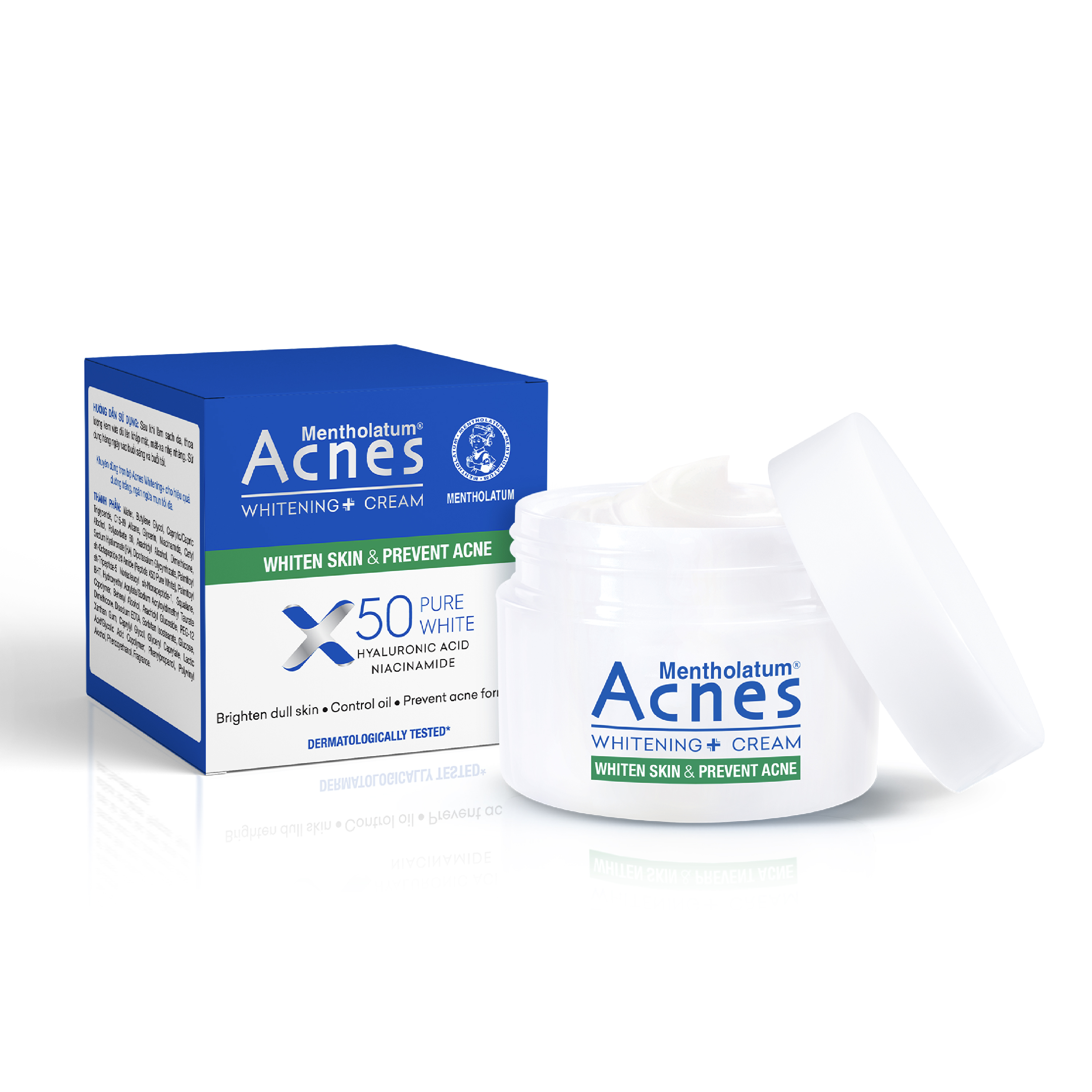 Kem dưỡng trắng da Acnes Whitening+ Cream 50g