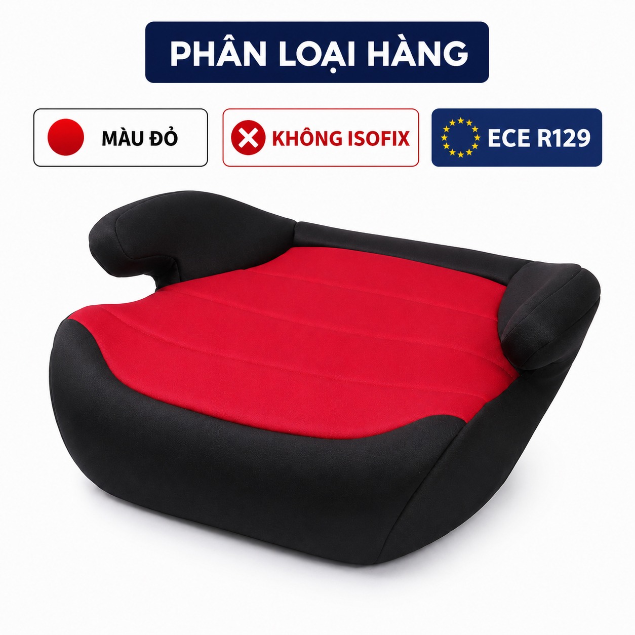 Ghế nâng ngồi ô tô trẻ em 3–12 tuổi EMA đệm nâng giúp bé ngồi đúng tư thế – an toàn – yên tâm khi tham gia giao thông