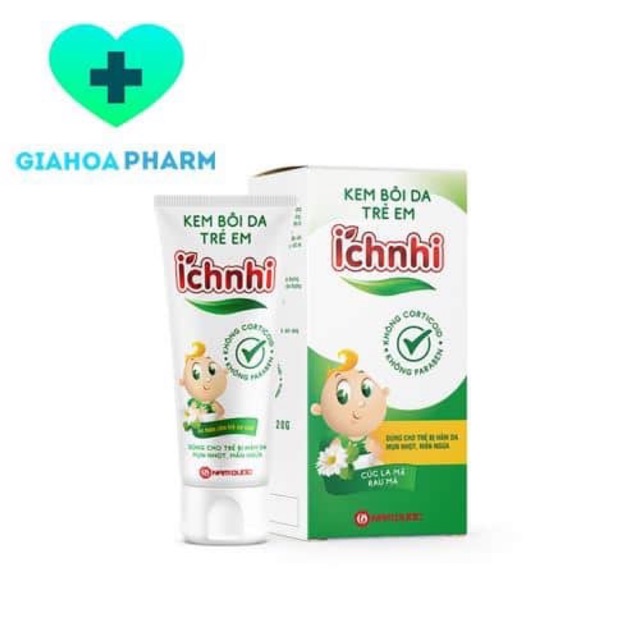 [Hcm]Kem Bôi Da Trẻ Em Ích Nhi 20G - Giảm Ngứa Do Muỗi Côn Trùng Cắn Hăm Tã Nứt Da