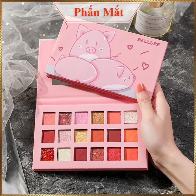 Bảng Phấn Mắt Heo Hồng Balluff Happy Pig Siêu Đáng Yêu Bhp2