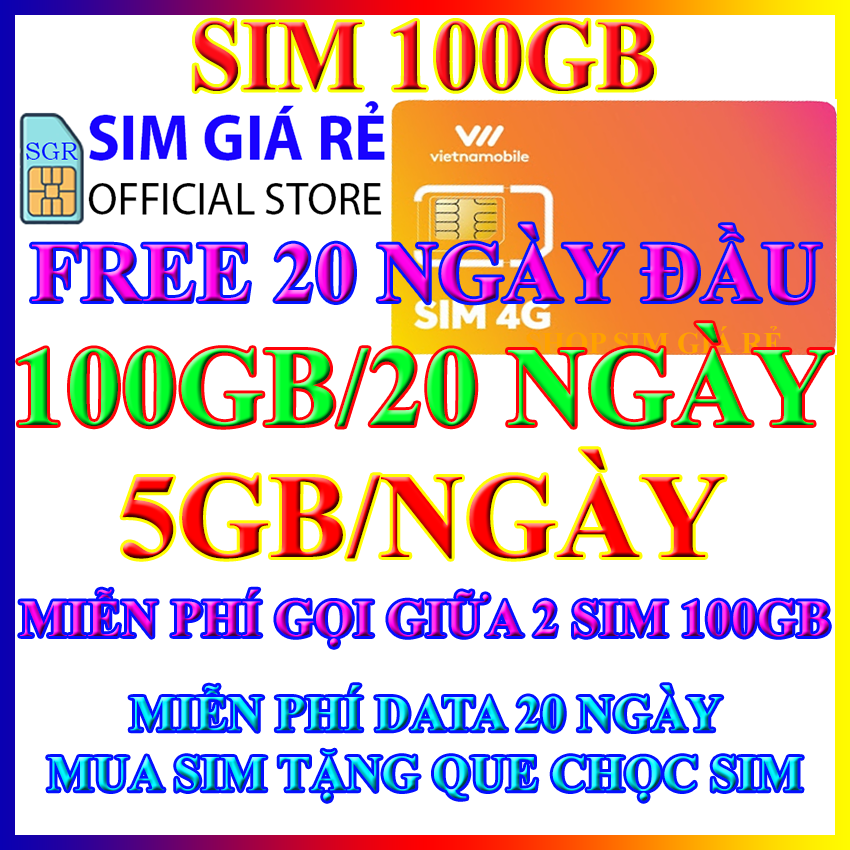 FREESHIP - SIM 4G TRỌN GÓI 1 NĂM 7GB/NGÀY - 210GB/THÁNG TỐC ĐỘ CAO - SIM 4G VIETNAMOBILE 1 NĂM KHÔN
