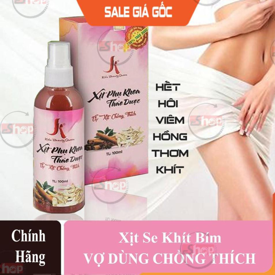 [Mịn Trên Khít Dưới] Chai Xịt Phụ Khoa Thảo Dược Kiều Beauty Queen - Evashop69 - Se Khít Làm Hồng Vùng Kín Chống Lão Hóa