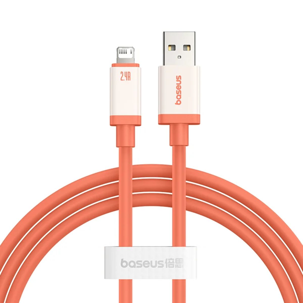 Cáp sạc nhanh Baseus 0 độ series fast charging data cable Usb A to Lightning 2.4A hoặc Type C to Lig