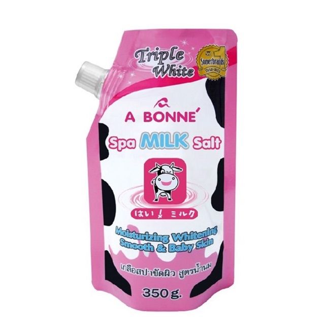 Muối tắm sữa bò tẩy tế bào chết A Bonne Spa Milk Salt Thái Lan
