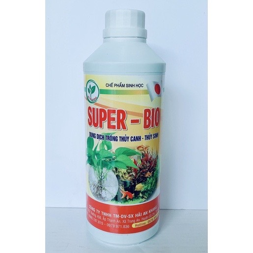 Dung dịch thủy canh Super- Bio chuyên dùng cho cây cảnh nước rau thủy canh rau mầm