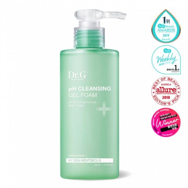 Gel Rửa Mặt Dành Cho Da Dầu Mụn Dr.g Ph Cleansing Gel Foam 200Ml