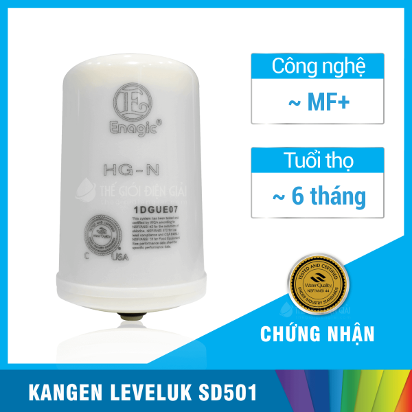 Lõi Lọc Máy Lọc Nước ION Kiềm Kangen-Enagic LeveLuk SD501 Chính Hãng