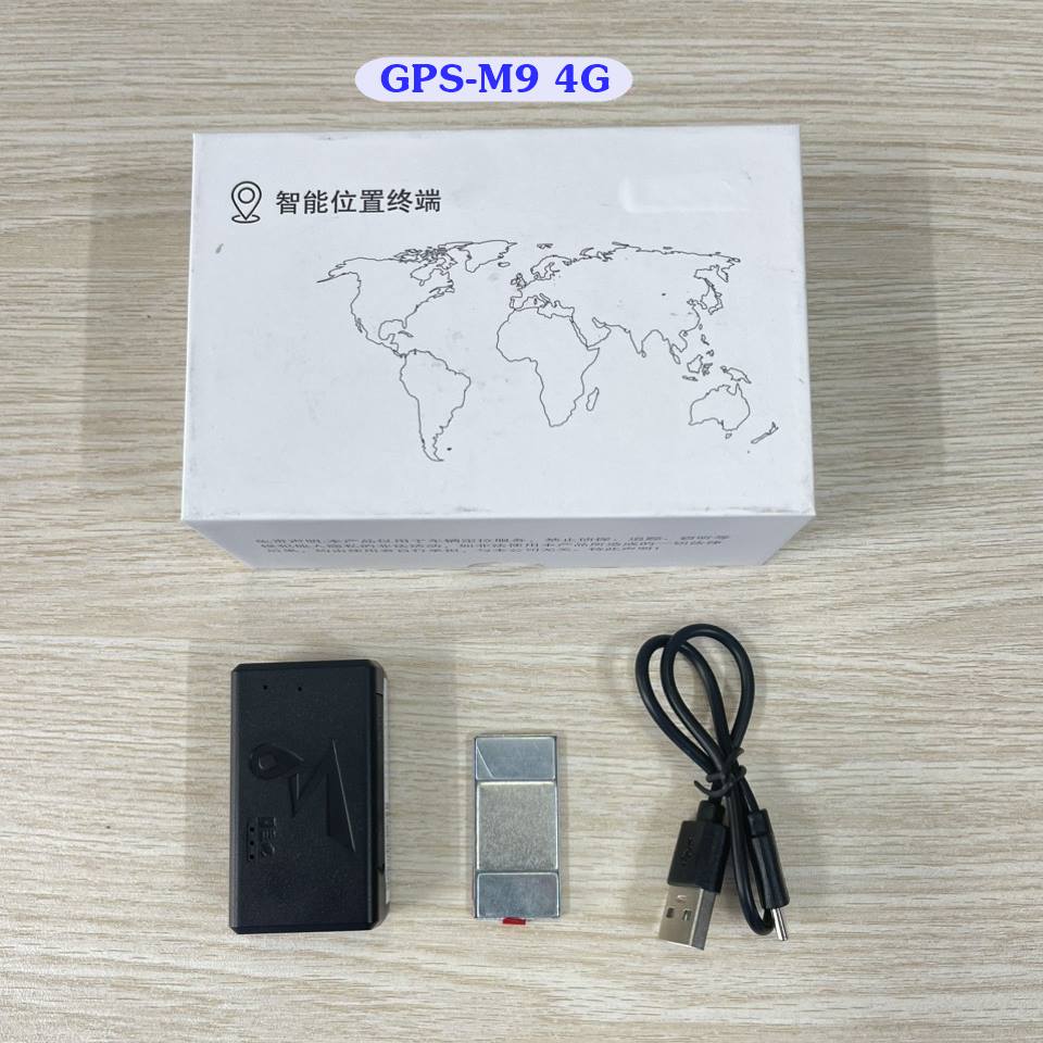 Thiết bị định vị xe máy ô tô GPS M9 nhỏ gọn app miễn phí độ chính xác cao