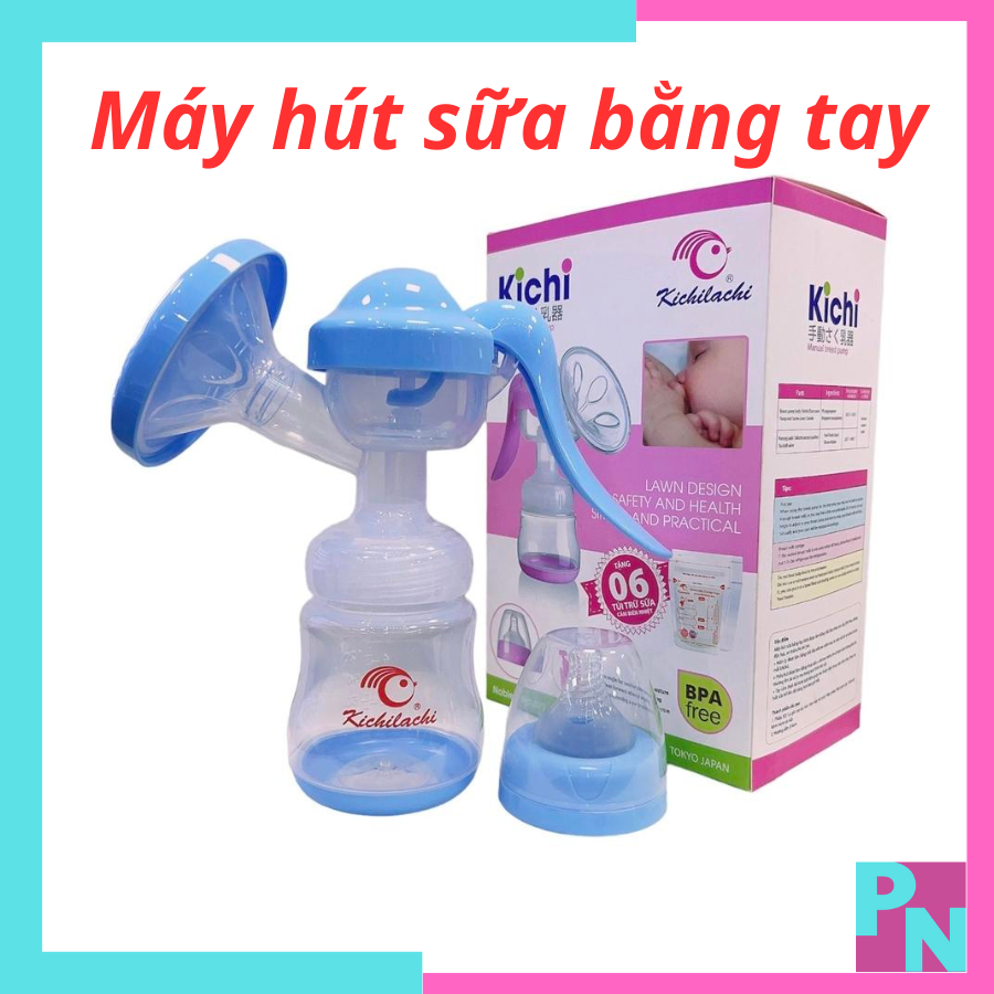 Máy hút sữa bằng tay dụng cụ hút sữa bằng tay Kichilachi hút sữa cầm tay không BPA
