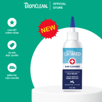Dung dịch vệ sinh tai trị ngừa viêm tai cho Chó Mèo Oxymed Ear Cleaner Tropiclean 118ml