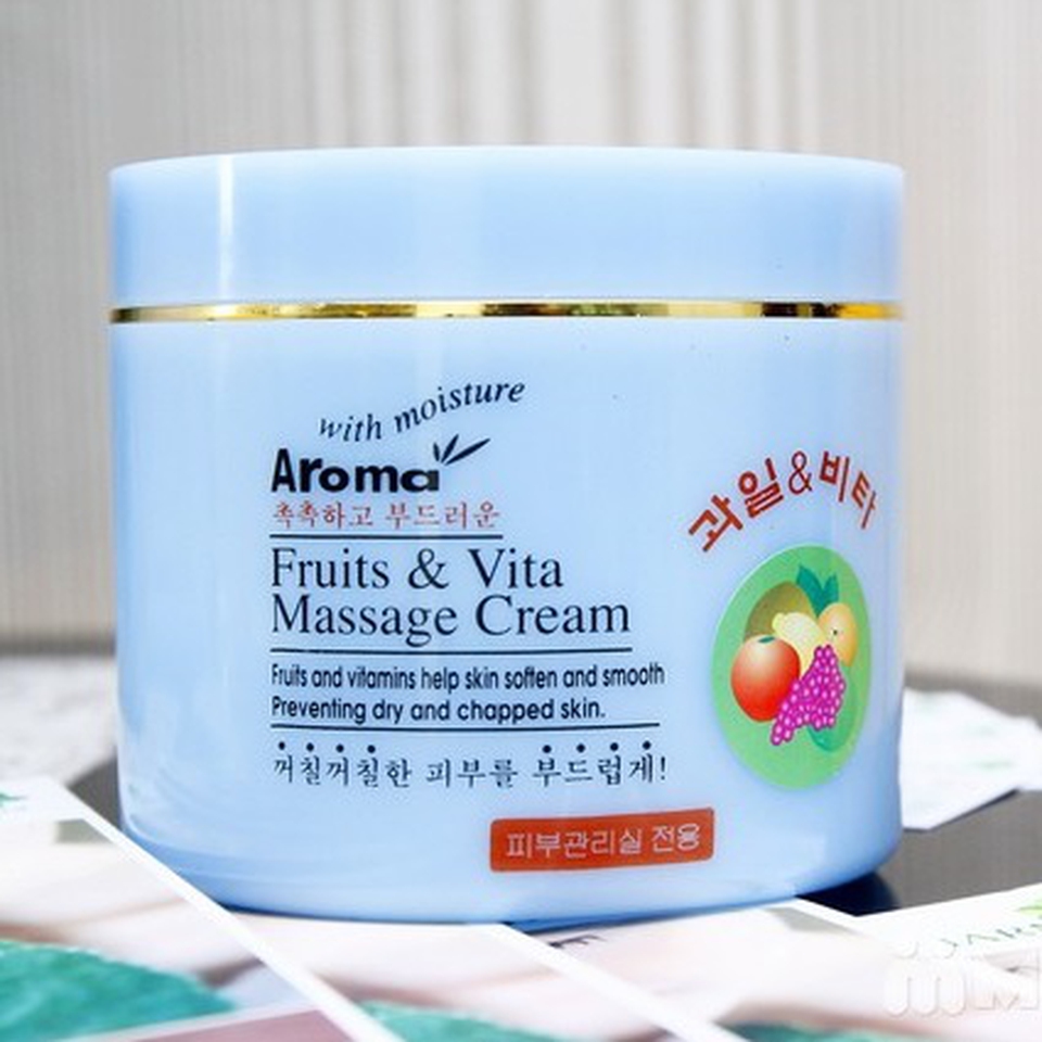 Kem Massage Trái Cây Aroma Fruit Vita Massage Cream 480G