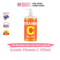 Sữa tắm dưỡng trắng và phục hồi da chuyên sâu Beauty Buffet Scentio Vitamin C 450ml