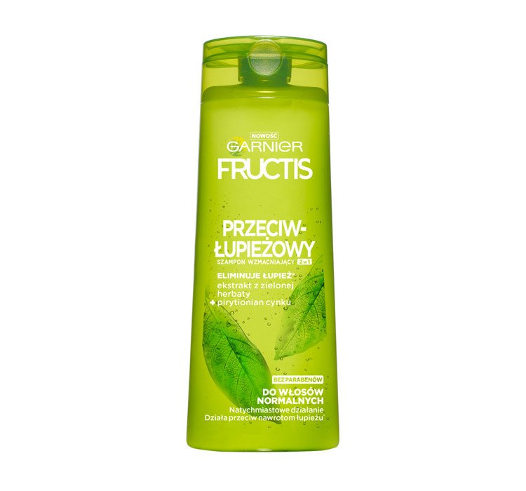 Dầu Gội Cho Tóc Bình Thường Garnier 2In1 Fructis Przeciwłupieżowy