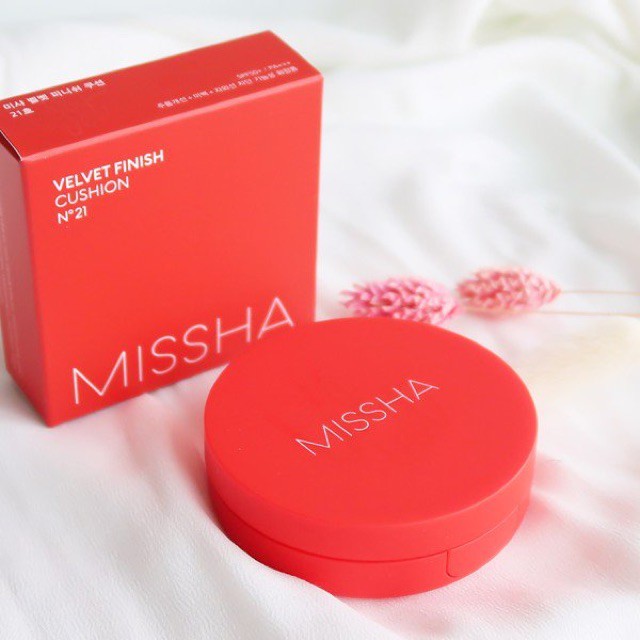 PHẤN NƯỚC MISSHA Velvet Finish Cushion SPF50+ PA+++ BẢN ĐỎ Frorence86 Store