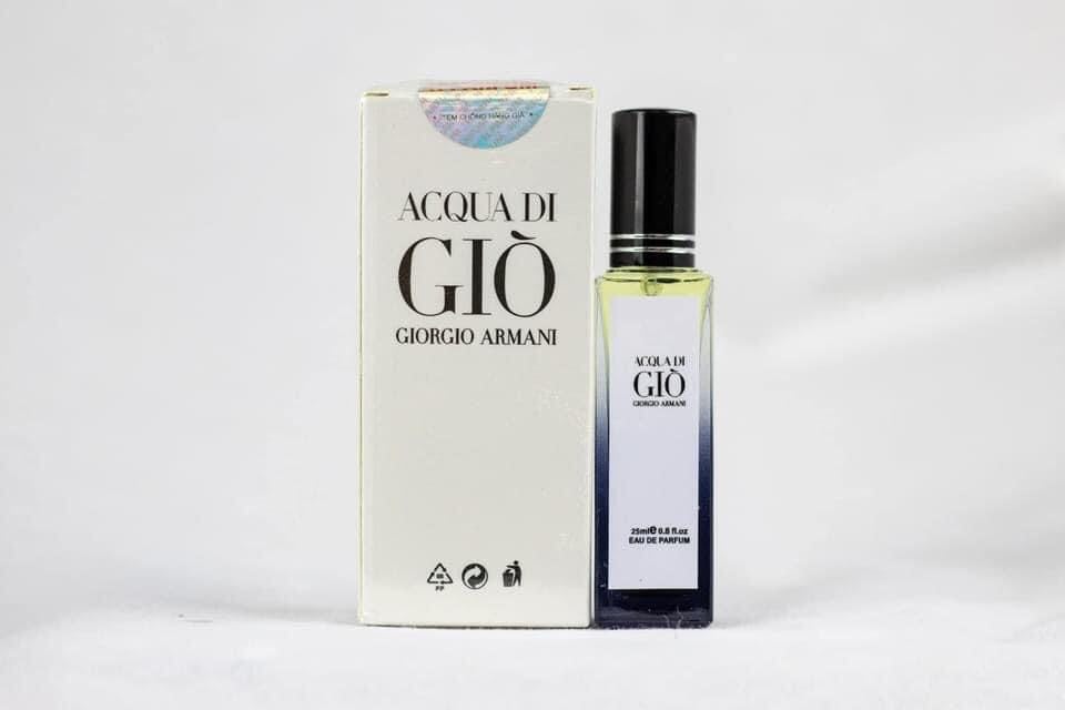 [Hcm]Nước Hoa Mini Pháp Hparfum Acquadi Giò Dạng Xịt 25Ml