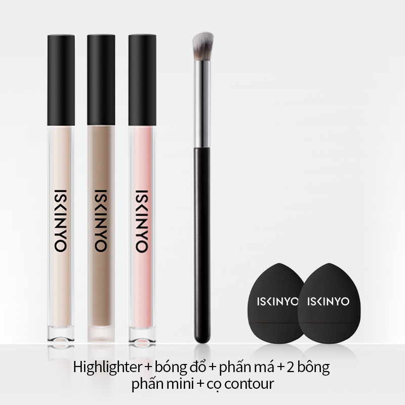 ISKINYO Kem highlight và tạo khối Đánh highlight và tạo khối trang điểm cho khuôn mặt tạo nên các đ