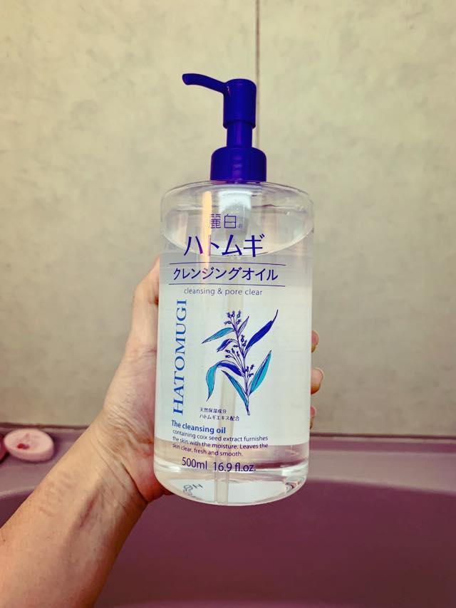DẦU TẨY TRANG Ý DĨ HATOMUGI 500ml Nhật Bản