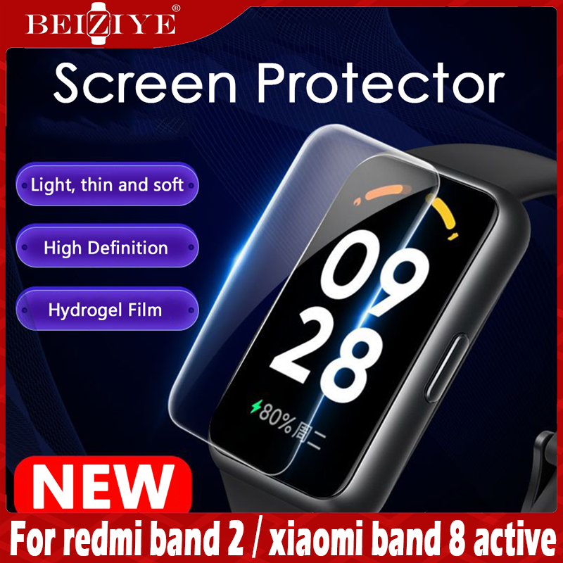 Phim Hydrogel Mềm Cong Toàn Bộ For xiaomi band 8 active Redmi Band 2 Dành For Xiaomi Mi Redmi Smart 