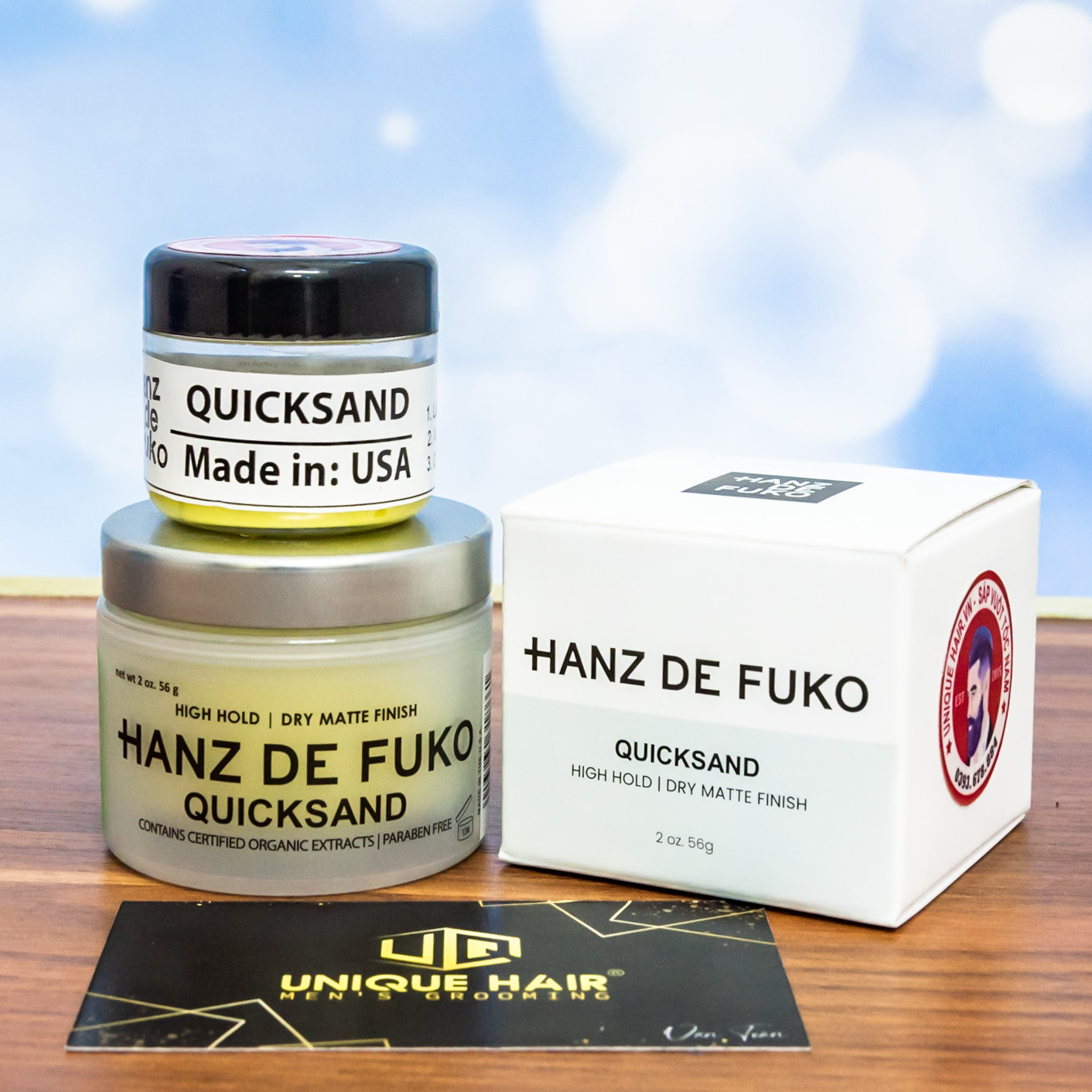 Sáp Vuốt Tóc Hanz De Fuko Quicksand ! Travel Size 10 - 20 - 30G