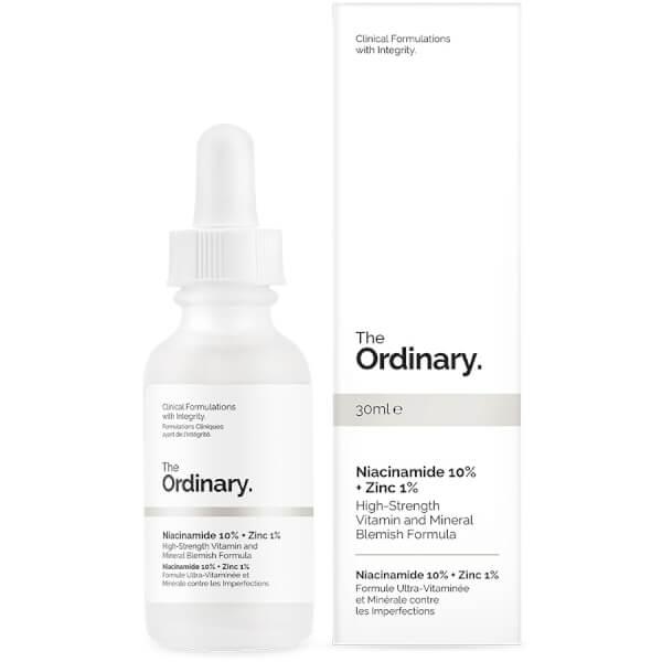 [HCM]Serum cho da mụn giảm thâm cân bằng nhờn The Ordinary Niacinamide 10% + Zinc 1% 30ml