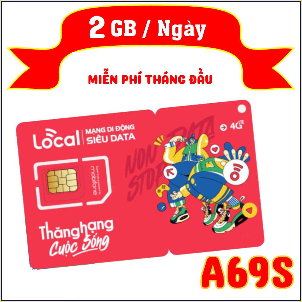 (Tự Chọn Số) Sim Mobifone Local A119S A79S A89E - MAX DATA. Miễn Phí tháng đầu  .CHƯA KÍCH HOẠT