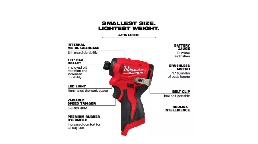 MÁY BẮN VÍT 3450-20 M12 MILWAUKEE MỚI NHẤT VIP NHẤT body