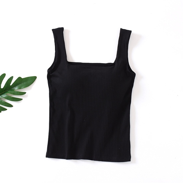 Áo ba lỗ nữ có đệm ngực vải Cotton mềm mại thoáng mát áo 3 lỗ hai dây có mút ngực mã VAA0502