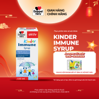 Siro tăng đề kháng cho bé Doppelherz Kinder Immune Syrup hỗ trợ phòng ngừa ốm vặt cho bé