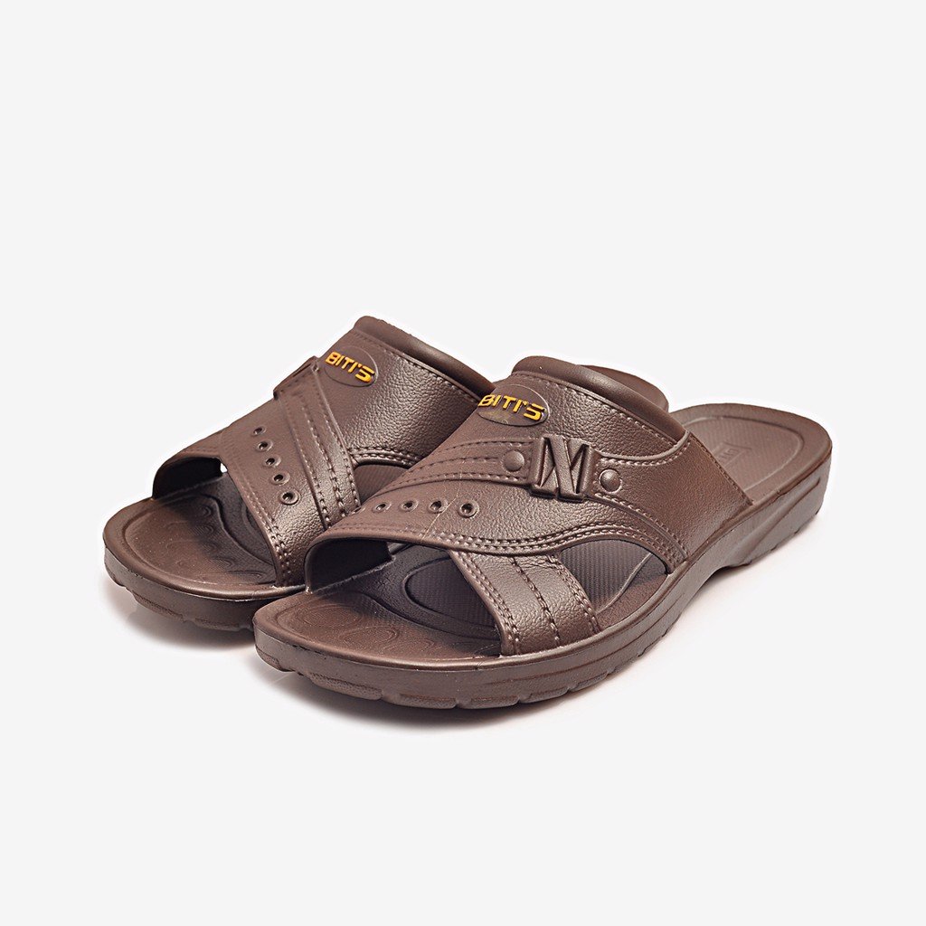 [Hoàn Xu] DÉP LÊ EVA NHỰA ĐÚC NAM BITIS QUAI NGANG SIÊU NHẸ & BỀN DEM05301 DEM053010 (ĐEN + NÂU) - B