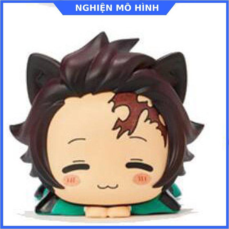 Mô hình 6 nhân vật Kimetsu No Yaiba cosplay mèo Thanh Gươm Diệt Quỷ Demon Slayer Zenitsu Inosuke Mu